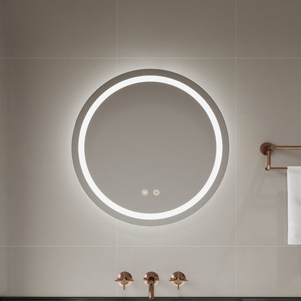 Wall Mounted Round LED Bathroom Mirror