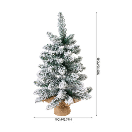65CM Snow Flocked Mini Christmas Tree