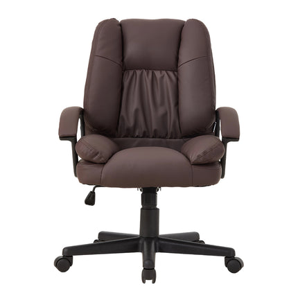Swivel & Height Adjustable Office Chair with High Back