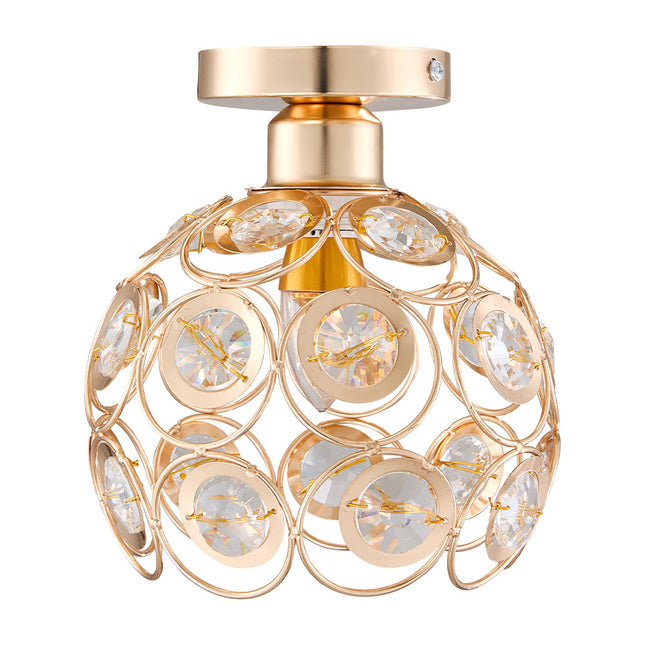 E27 Modern Crystal Ceiling Light
