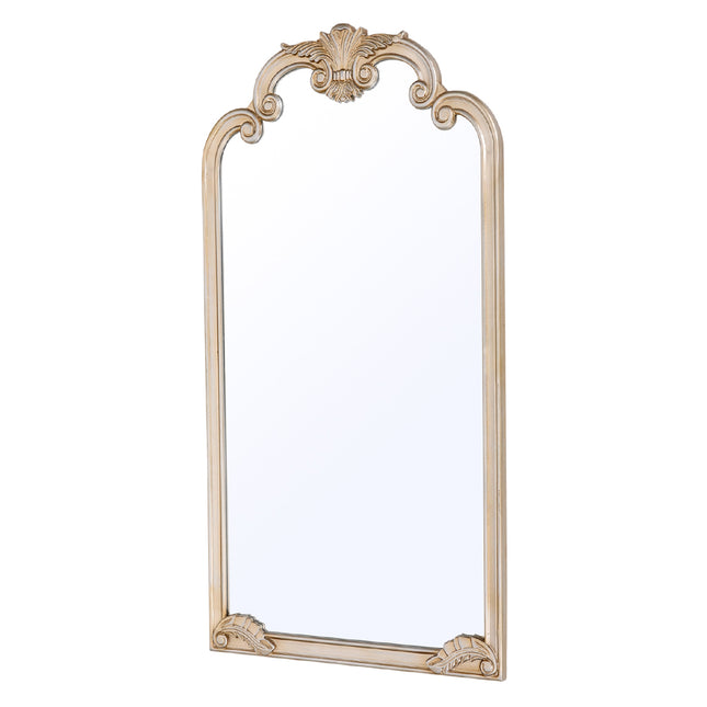Gold Decorative Vanity Mirror with Carved Frame