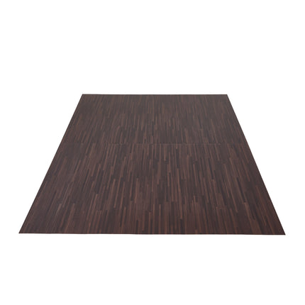 36Pcs Wood-Grain PVC Self-Adhesive Plank Flooring Set