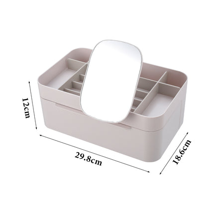 Off White Makeup Cosmetic Organizer