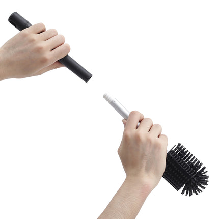 Bathroom Silicone Toilet Brush with Holder