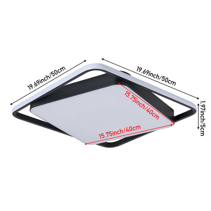 Adjustable LED Ceiling Light with Remote Control