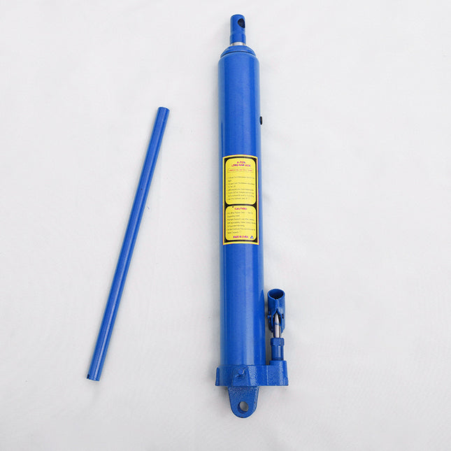 Hydraulic Engine Lift Hoist Hand Pump Jack with Long Ram and Handle 8 Ton Blue