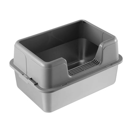 Semi-Closed Anti-Splash Cat Litter Box Pet Toilet