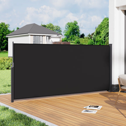 Outdoor Retractable Privacy Side Awning