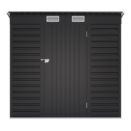 Outdoor Galvanized Steel Storage Shed