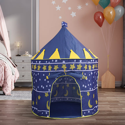 Star and Moon Round Kids Playhouse Home Toy