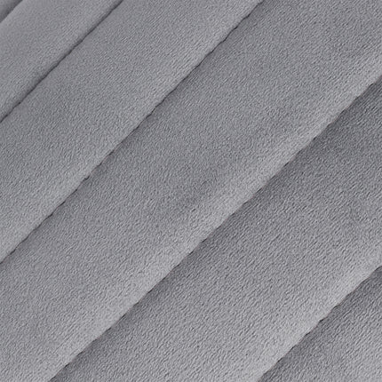 Upholstered Footstool with Anti-slip Foot Pads