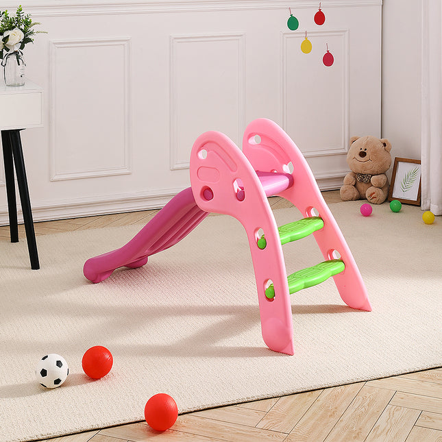 Portable Folding Junior Play Slide Pink