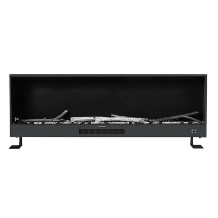 Recessed Electric Fireplace with Remote Control