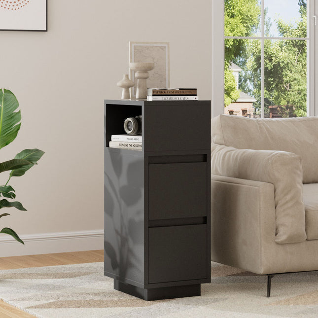 Minimalist Bedside Table Nightstand with Drawers