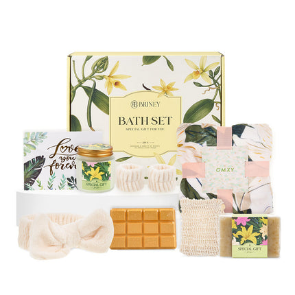 Sunflower-Scented Spa Bath Gift Set