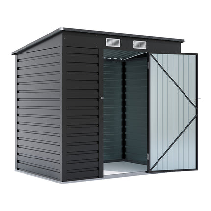 Outdoor Galvanized Steel Storage Shed