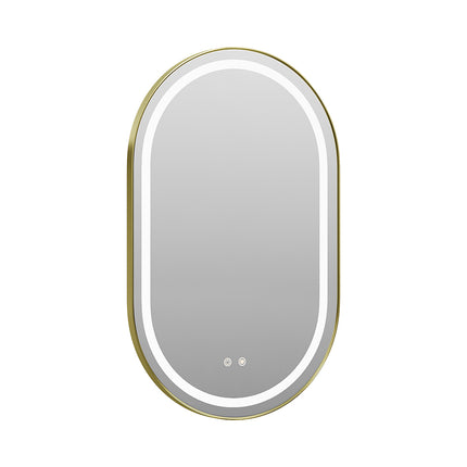 Wall Mounted Oval LED Bathroom Mirror