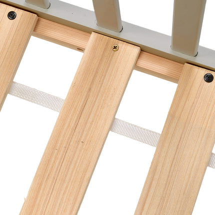 Pine Wood House-Shaped Bed Frame