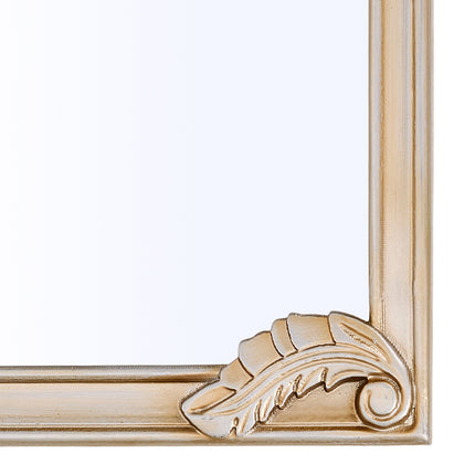 Gold Decorative Vanity Mirror with Carved Frame