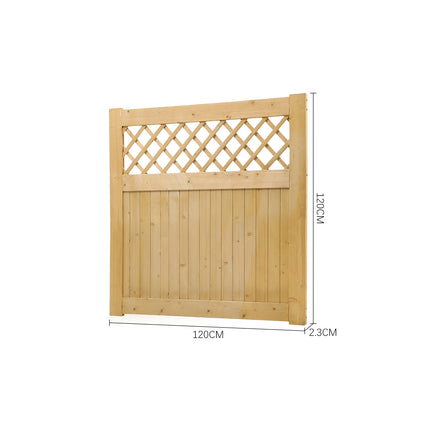 Diyspace Rhombus Garden Wood Fence Gate