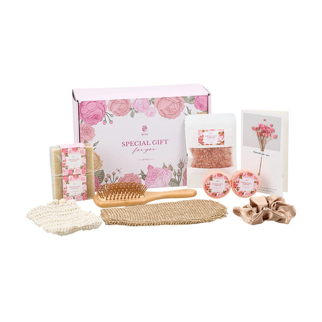 Rose-Scented Spa Bath Gift Set