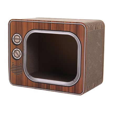 Pets Mood TV Shape Cat Scratcher House Bed
