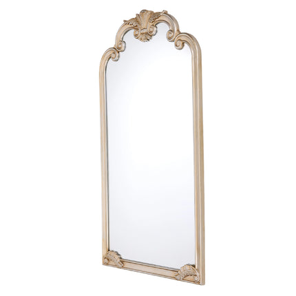 Gold Decorative Vanity Mirror with Carved Frame
