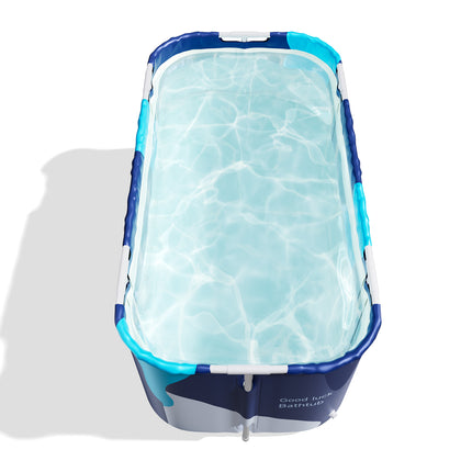 Foldable Soaking Bathtub for Indoor and Outdoor Use