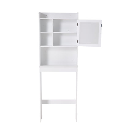 174cm Over The Toilet Bathroom Storage Cabinet with Mirror