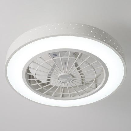 48cm Dia Round Acrylic Ceiling Mount LED Fan Light