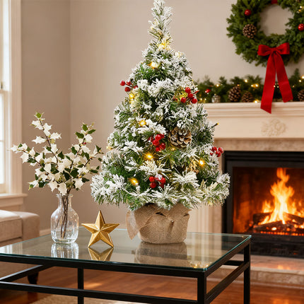 Mini Christmas Tree with Lights
