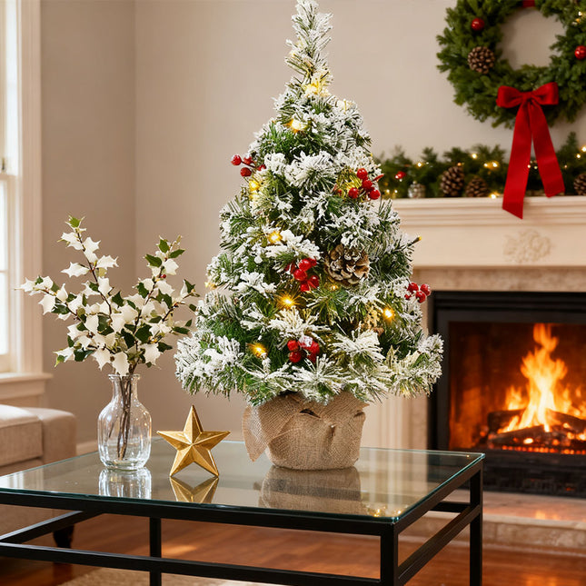Mini Christmas Tree with Lights