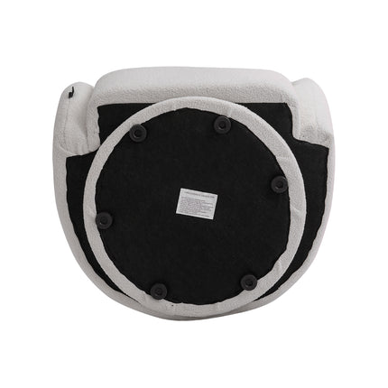 Swivel Tub Chair Upholstered Single Sofa