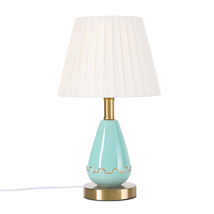 Ceramic & Iron Table Lamp with 5W Bulb