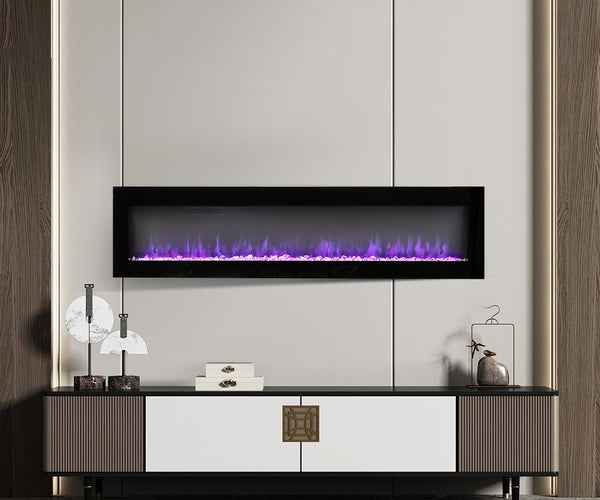 50 Inch Wall Mount Freestanding Electric Fireplace
