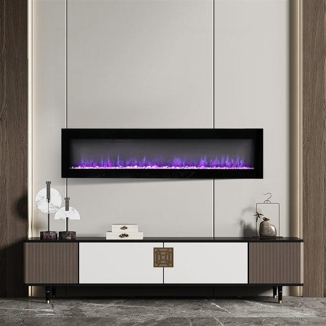 50 Inch Wall Mount Freestanding Electric Fireplace