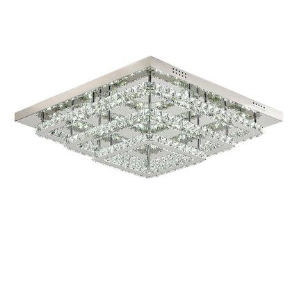 Modern LED Ceiling Light Crystal Chandelier Lamp 60CM Cool White