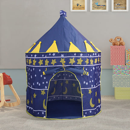 Star and Moon Round Kids Playhouse Home Toy