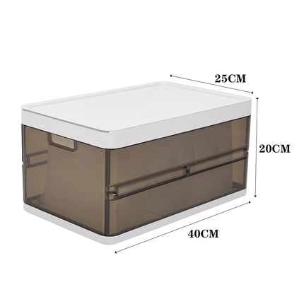 Folding Clothes Organiser Wardrobe Drawer Storage Box with Dividers