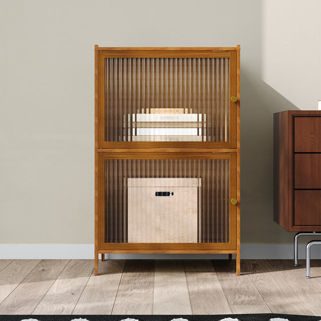 Versatile 2-Tier Storage Cabinet