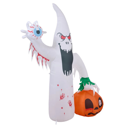 8FT Blow-Up Halloween Inflatable Decoration with Built-in LED Lights