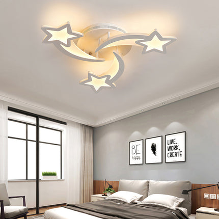 Modern Star LED Chandelier Ceiling Light  3 Head Dimmable