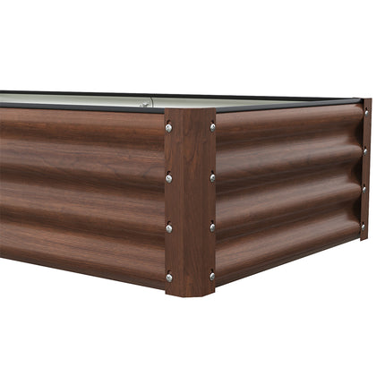 120cm x 60cm Rectangular Galvanized Steel Raised Garden Bed