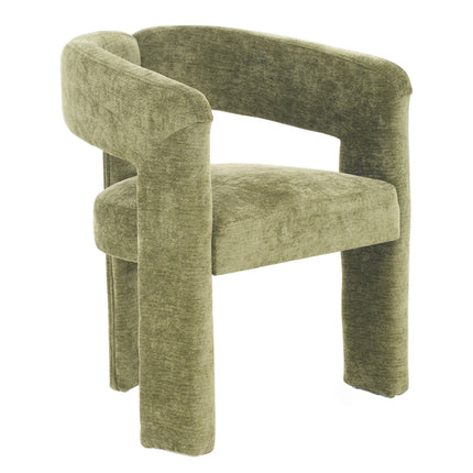 Chenille Upholstered Accent Chair