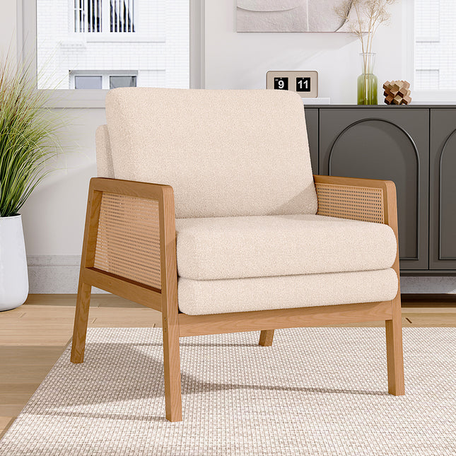 Modern Upholstered Accent Armchair