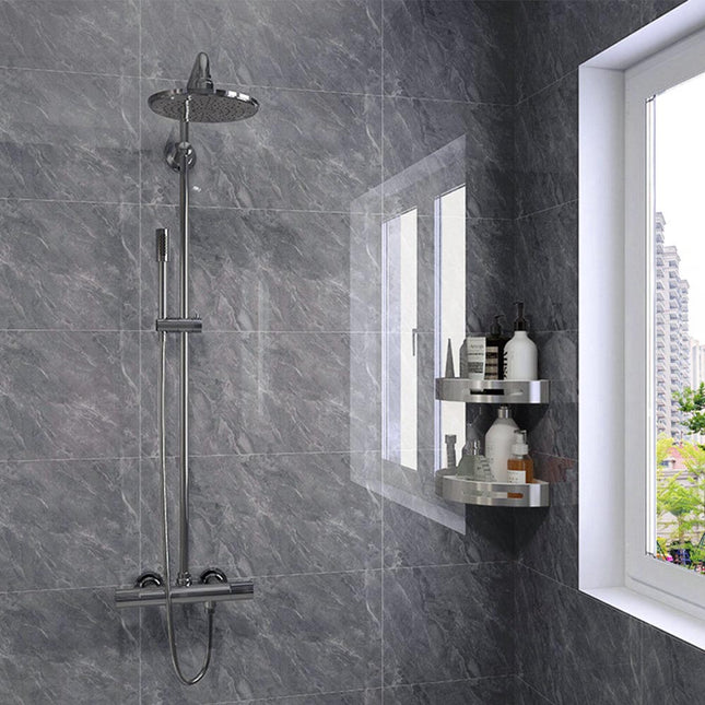 10Pcs Self-Adhesive Marble Effect PVC Wall Stickers
