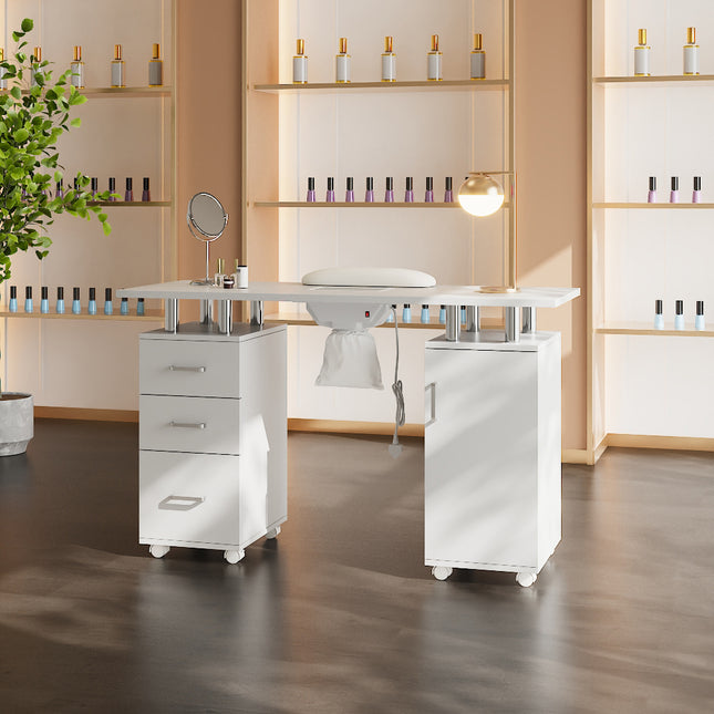 Professional Mobile Manicure Table Nail Desk with Dust Collector