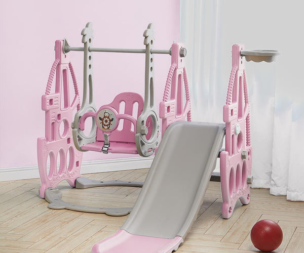 3 1 Swing Slide Set Climber Playset