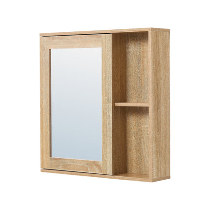 Wall-mounted Bathroom Mirror Cabinet with Adjustable Shelves