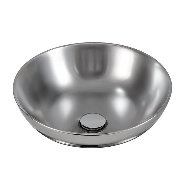 Round Ceramic Countertop Washbasin Vessel Sink